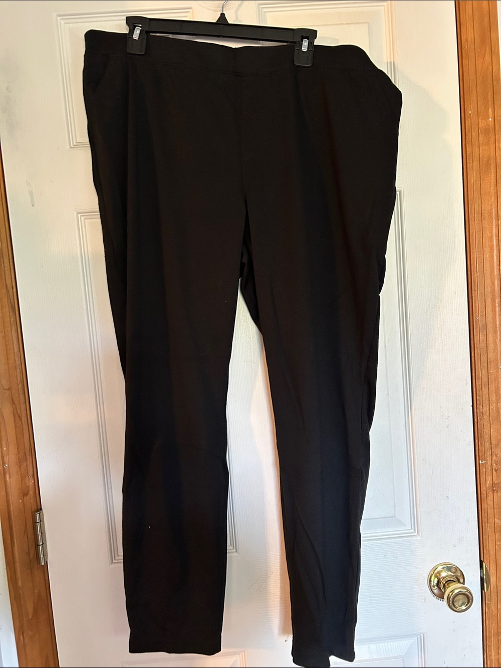 Riders by Lee Black Pull-On Stretch Leggings